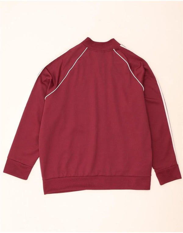 Женский спортивный костюм Adidas Top Jacket UK 28/30 3XL Бордовый хлопок