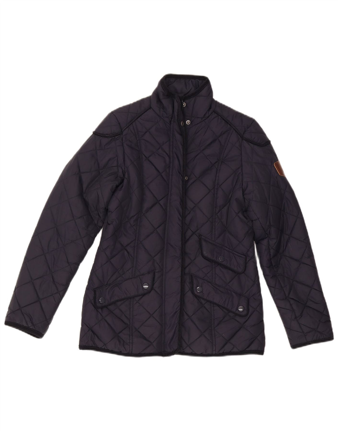 Женская стеганая куртка Puffa UK 6 XS Темно-синий Полиамид