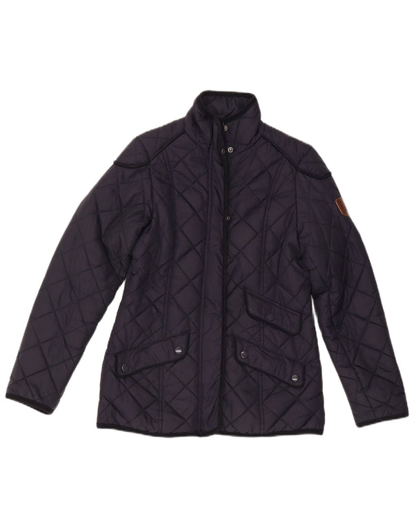 Женская стеганая куртка Puffa UK 6 XS Темно-синий Полиамид