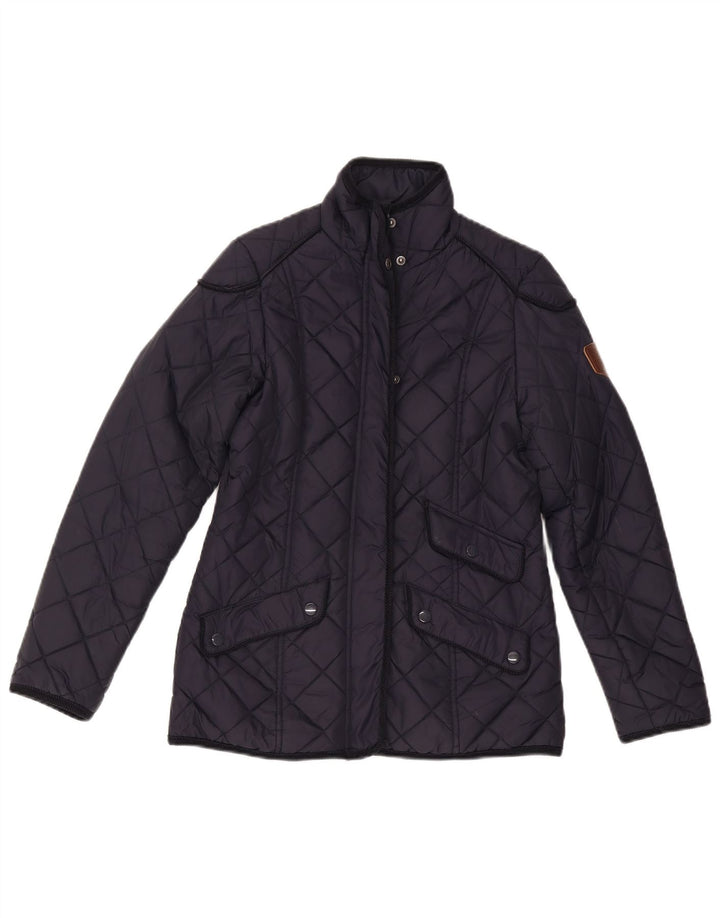 Женская стеганая куртка Puffa UK 6 XS Темно-синий Полиамид