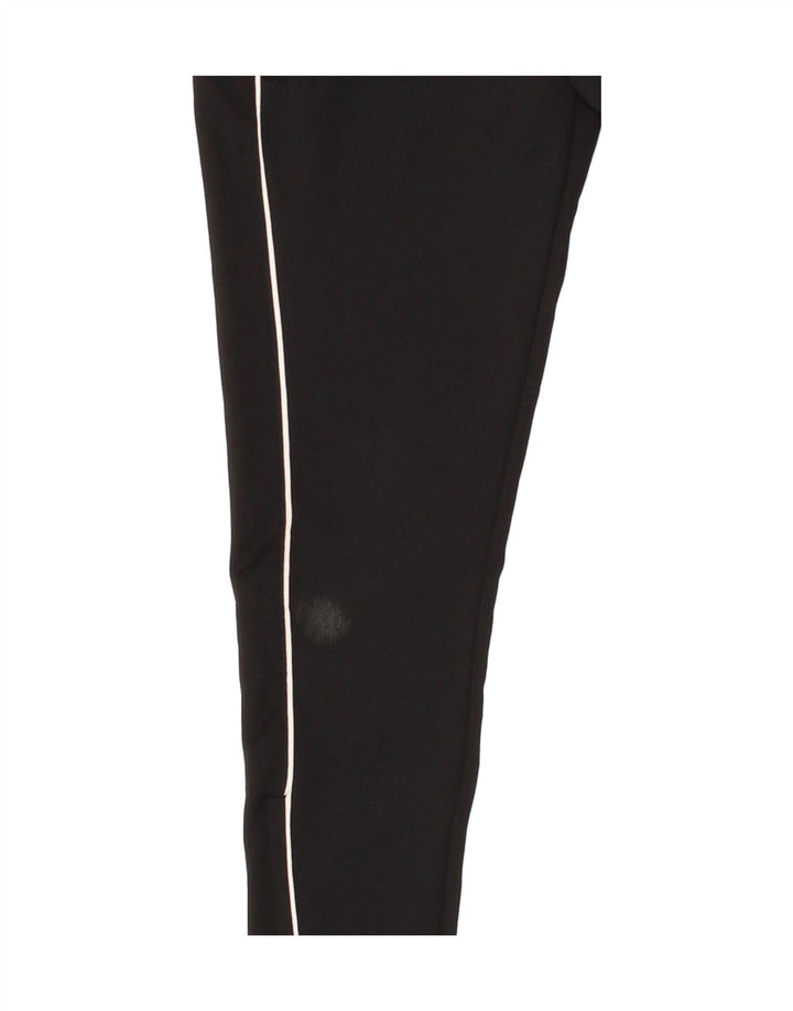 ADIDAS Boys Climalite Tracksuit Trousers 9-10 Years Black Polyester Vintage Adidas and Second-Hand Adidas from Messina Hembry 
