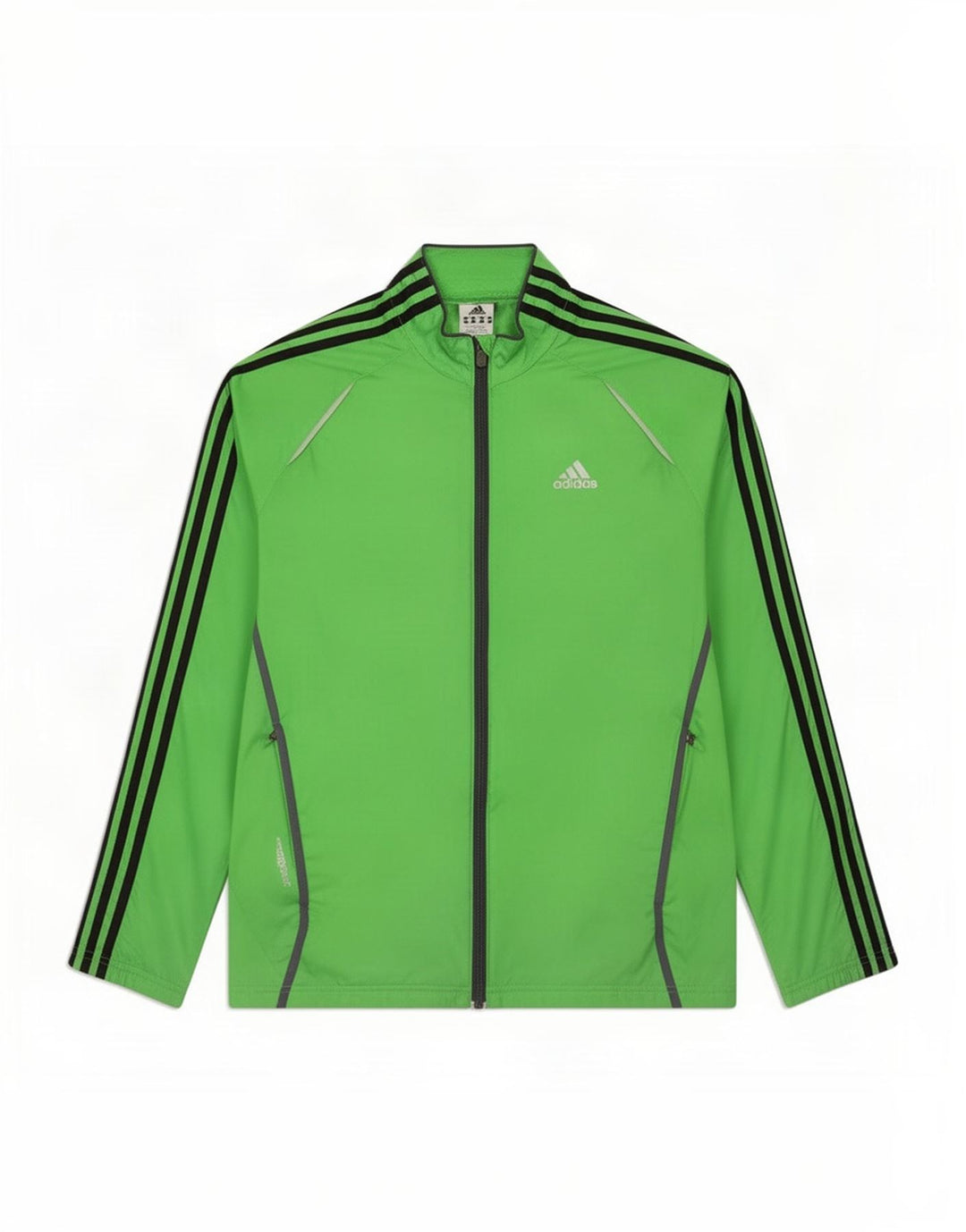 Мужской спортивный костюм Adidas, верхняя куртка, маленький зеленый нейлон