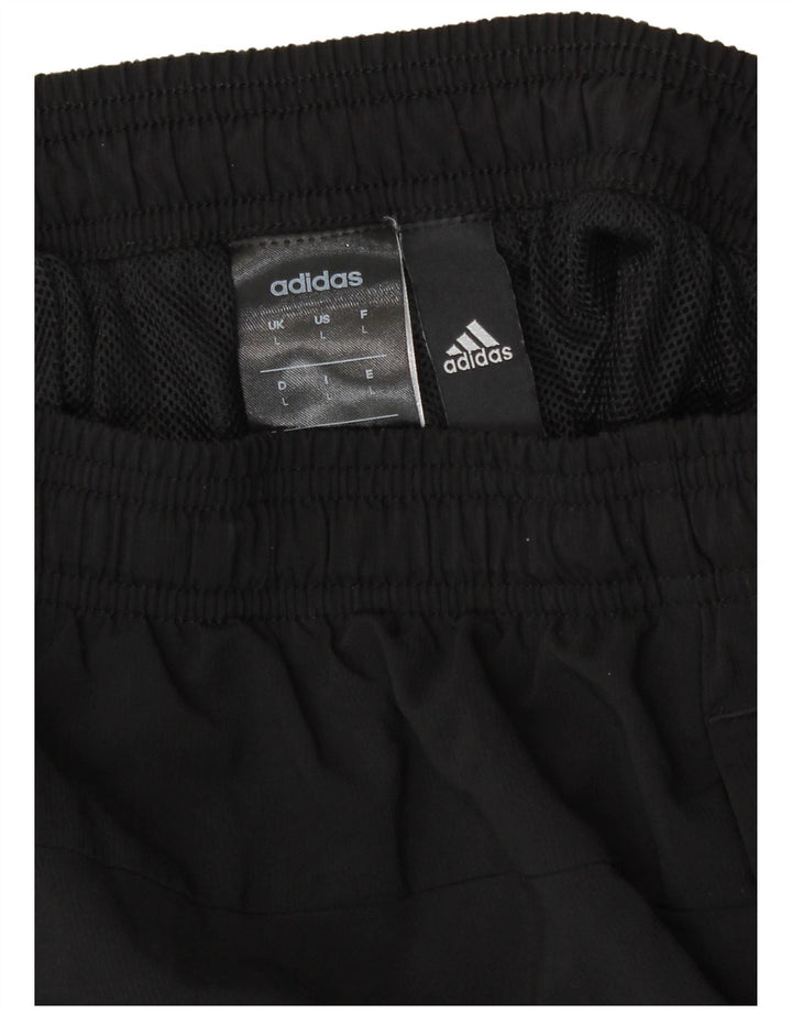 Женские спортивные брюки Adidas Joggers UK 16, большой черный полиэстер