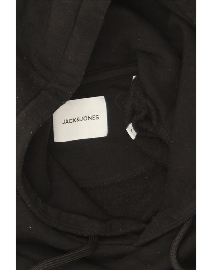Мужской джемпер с капюшоном Jack & Jones, большой черный, полиэстер