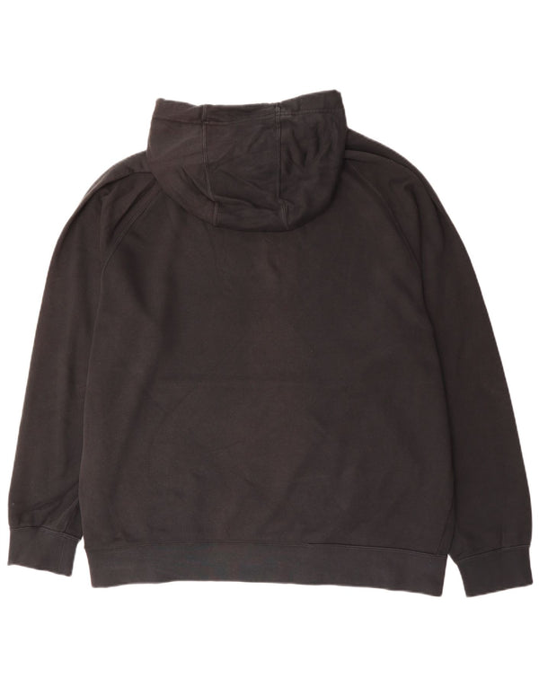 Мужской джемпер с капюшоном с графическим рисунком Nike 2XL, черный хлопок