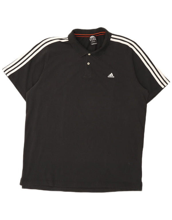 Мужская рубашка-поло ADIDAS Climalite 2XL, черный хлопок