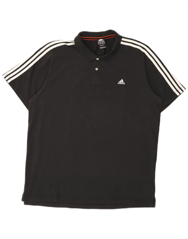Мужская рубашка-поло ADIDAS Climalite 2XL, черный хлопок