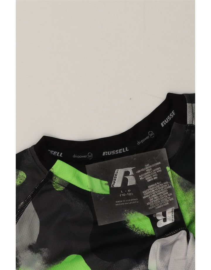 Футболка RUSSELL ATHLETIC для мальчиков, топ 10–11 лет, большая, разноцветная