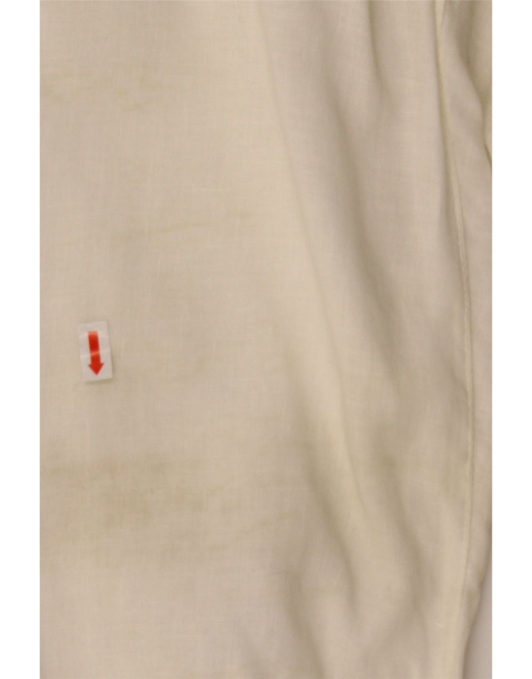 NAPAPIJRI Womens Straight Trousers IT 42 Medium W32 L31 Off White Vintage Napapijri and Second-Hand Napapijri from Messina Hembry 