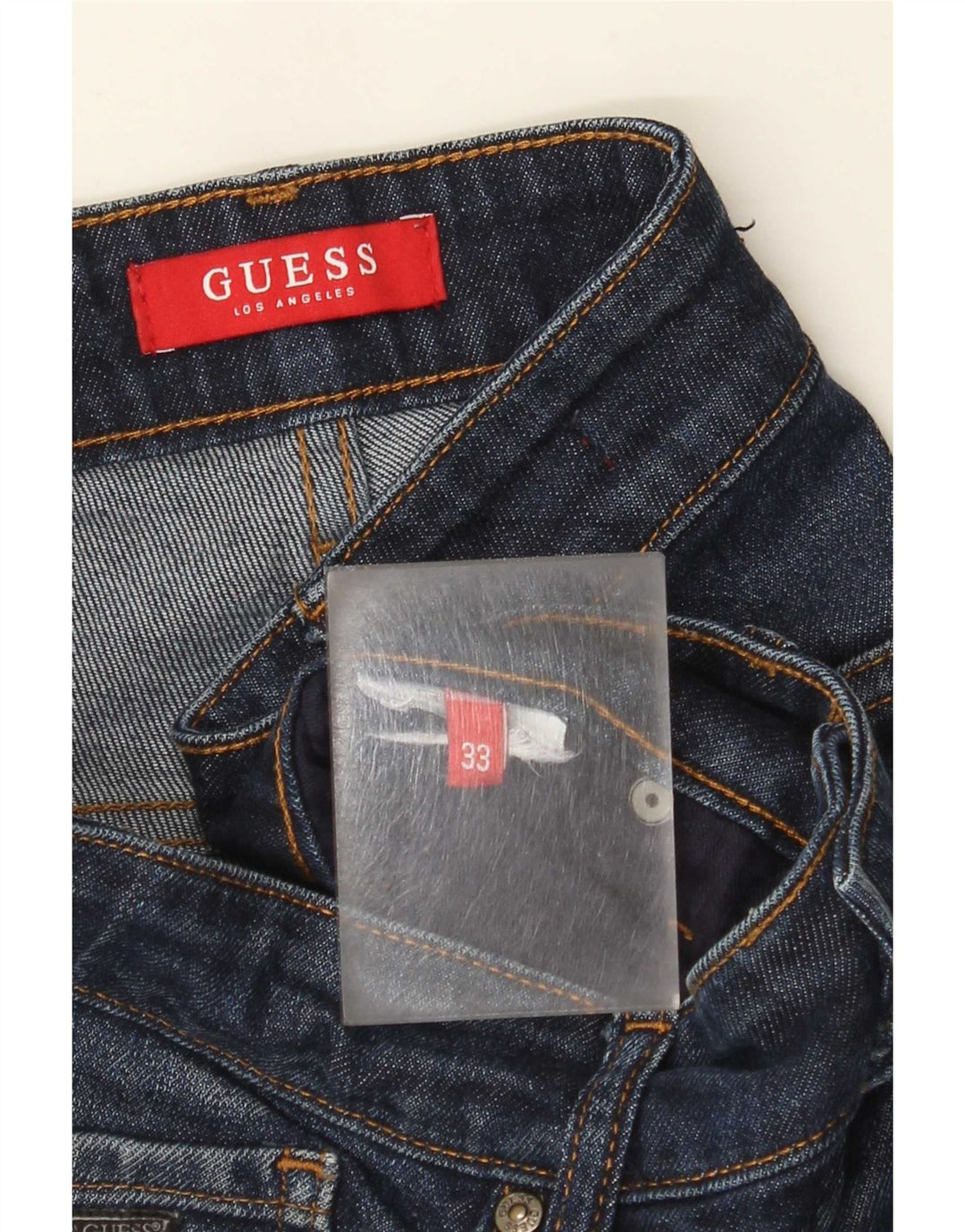 Мужские джинсы суперскинни Guess W33 L32 синие