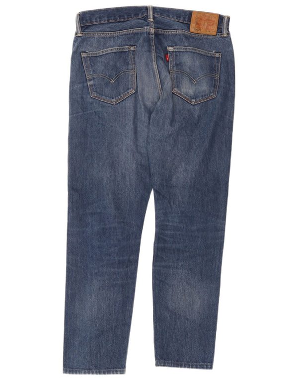 Мужские прямые джинсы Levi's 501 W34 L27 синие, хлопок