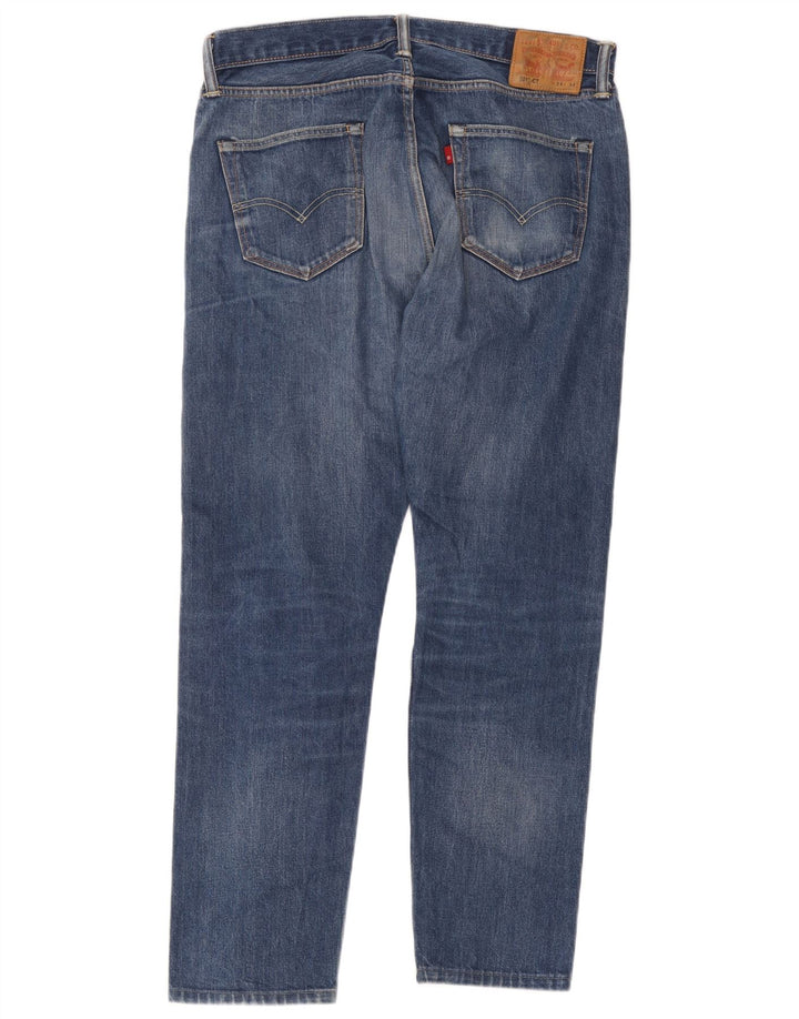 Мужские прямые джинсы Levi's 501 W34 L27 синие, хлопок