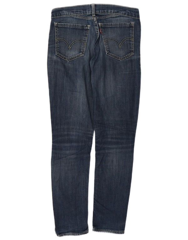 Женские джинсы скинни Levi's W27 L30 синие, хлопок
