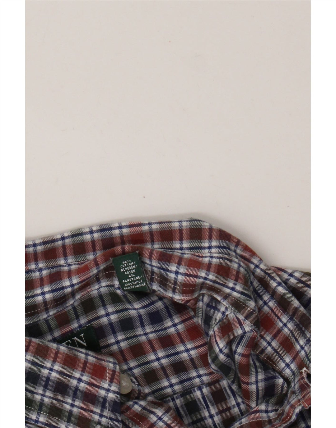 Мужская приталенная фланелевая рубашка Ralph Lauren, размер 40, 15,5, средняя, разноцветная
