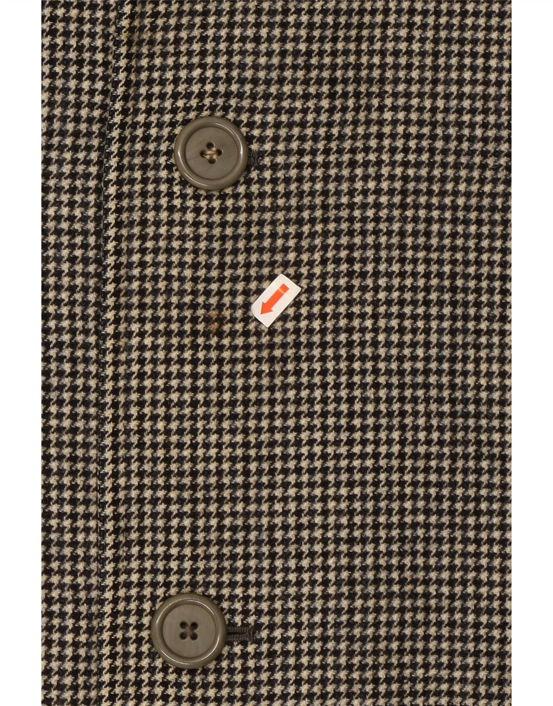 Мужское пальто Aquascutum UK 36, маленькое черное, классическое, шерсть с узором «гусиные лапки»