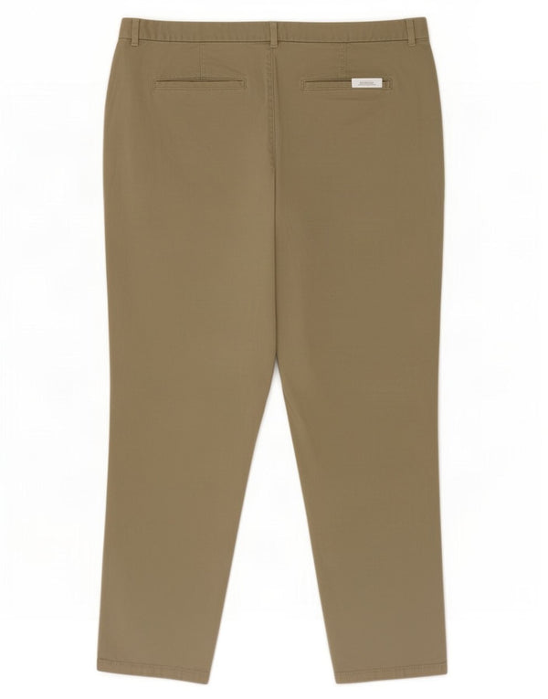 Женские прямые брюки чинос Marks & Spencer UK 20 2XL W38 L29 хаки