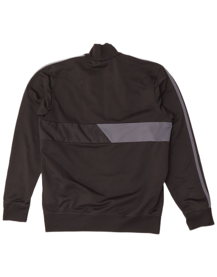 Мужская спортивная куртка Adidas UK 40/42, средний черный, цветной блок
