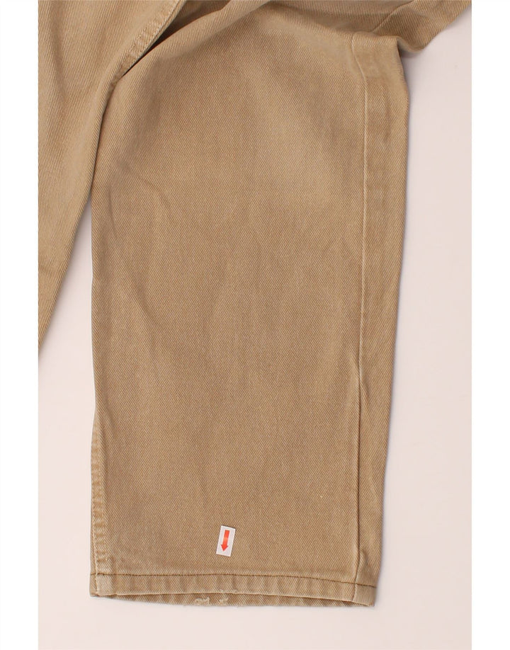 HOLIDAY Mens Straight Jeans W32 L27 Beige Cotton Vintage Holiday and Second-Hand Holiday from Messina Hembry 