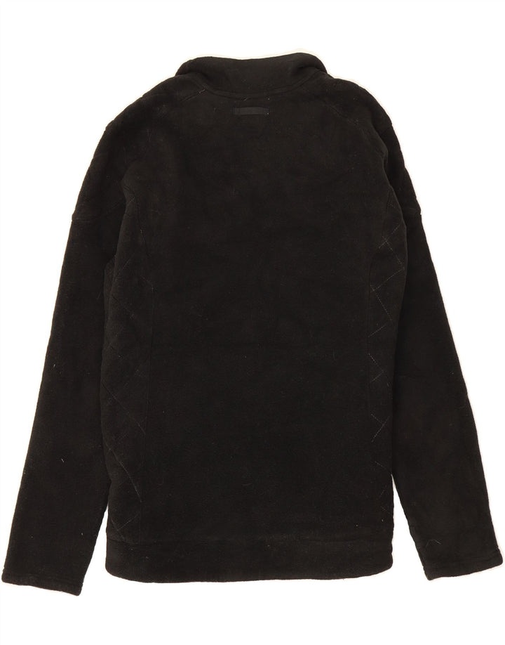 EDDIE BAUER Womens Fleece Jacket UK 20 2XL Black Polyester Vintage Eddie Bauer and Second-Hand Eddie Bauer from Messina Hembry 