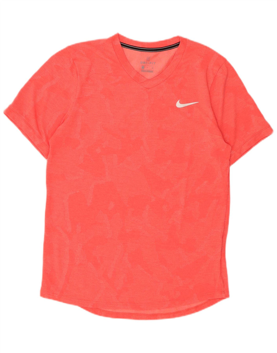 Мужская футболка NIKE Dri Fit, маленький розовый камуфляжный полиэстер