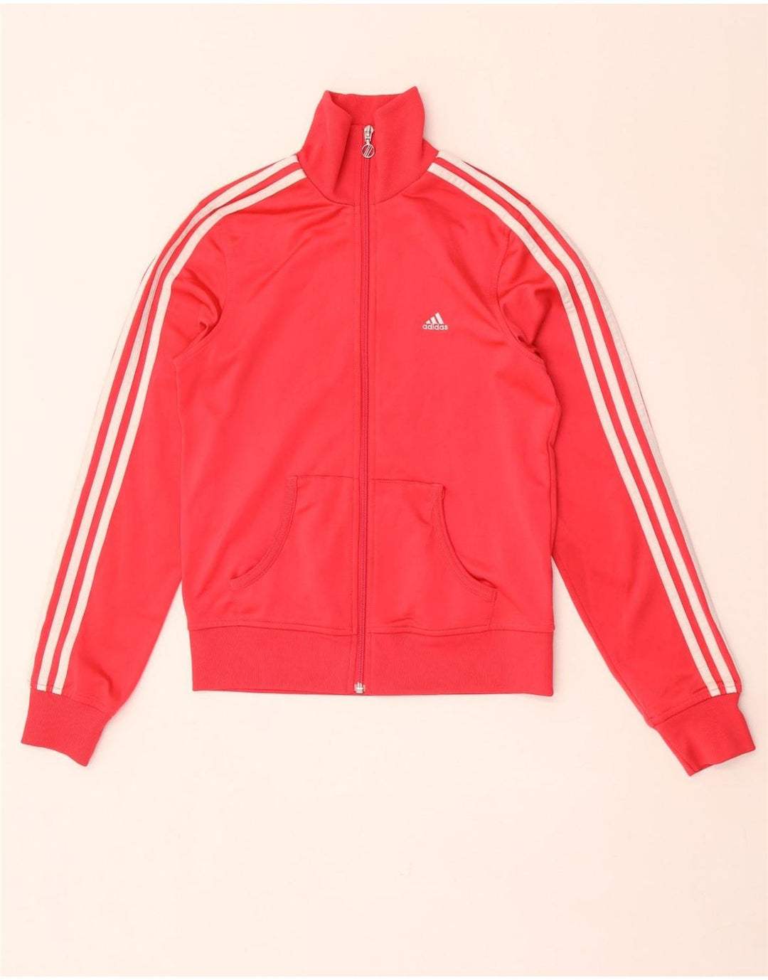 Женский спортивный костюм Adidas Top Jacket UK 10, маленький красный полиэстер