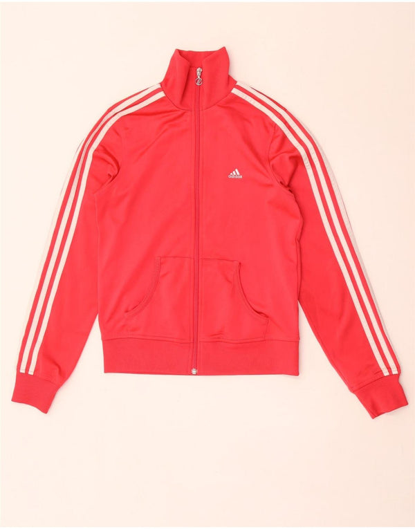 Женский спортивный костюм Adidas Top Jacket UK 10, маленький красный полиэстер