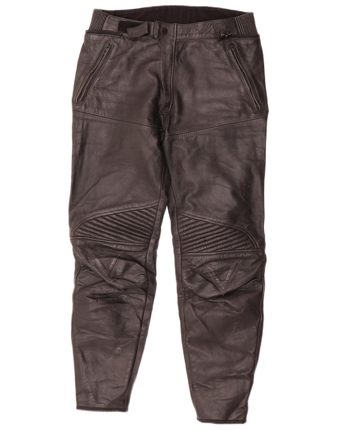 Мужские кожаные мотобрюки Dainese EU 54, большие W32 L30, черные