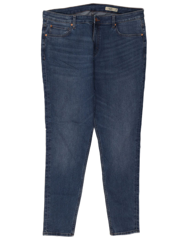 Женские джинсы скинни Marks & Spencer The Ivy UK 20 2XL W36 L29 Синий хлопок