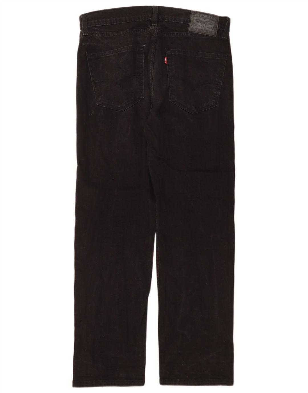 Мужские прямые джинсы Levi's 505 W34 L30, черный хлопок