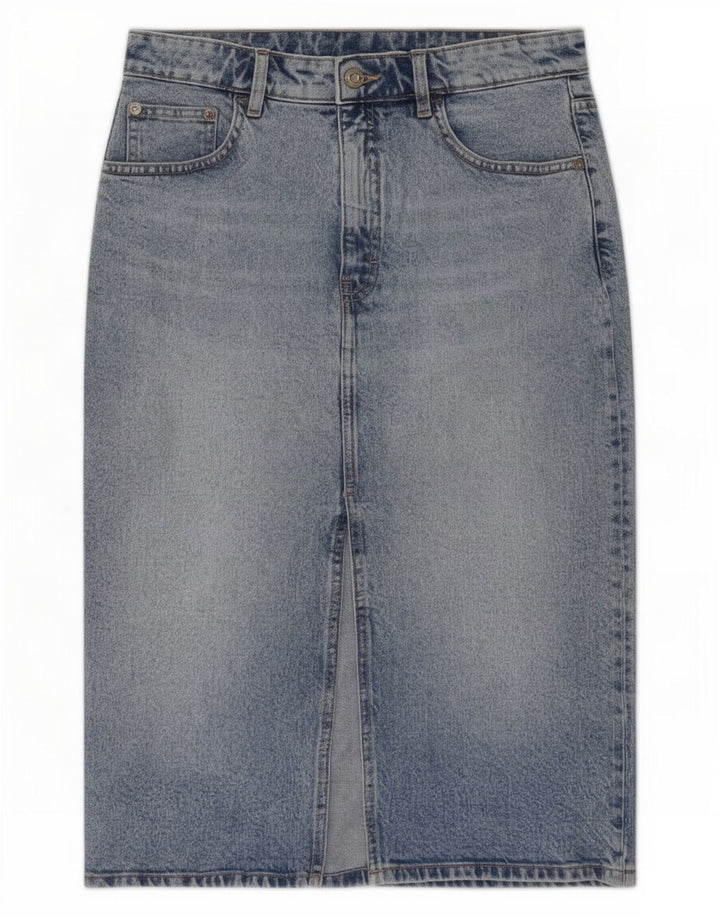 Женская джинсовая юбка Zara Medium W28 Синяя