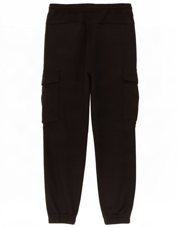Мужские брюки-карго для джоггеров Zara Medium W31 L26, черный хлопок