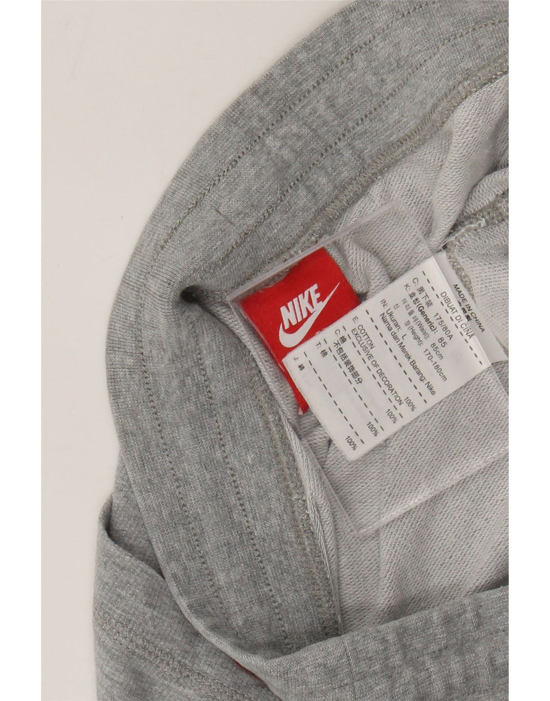 Спортивный костюм Nike для мальчиков, брюки для бега, 13–14 лет, большой размер, серый хлопок