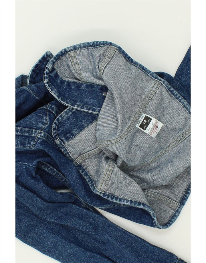 ST. BERNARD Womens Denim Jacket UK 12 Medium  Blue Cotton Vintage St. Bernard and Second-Hand St. Bernard from Messina Hembry 