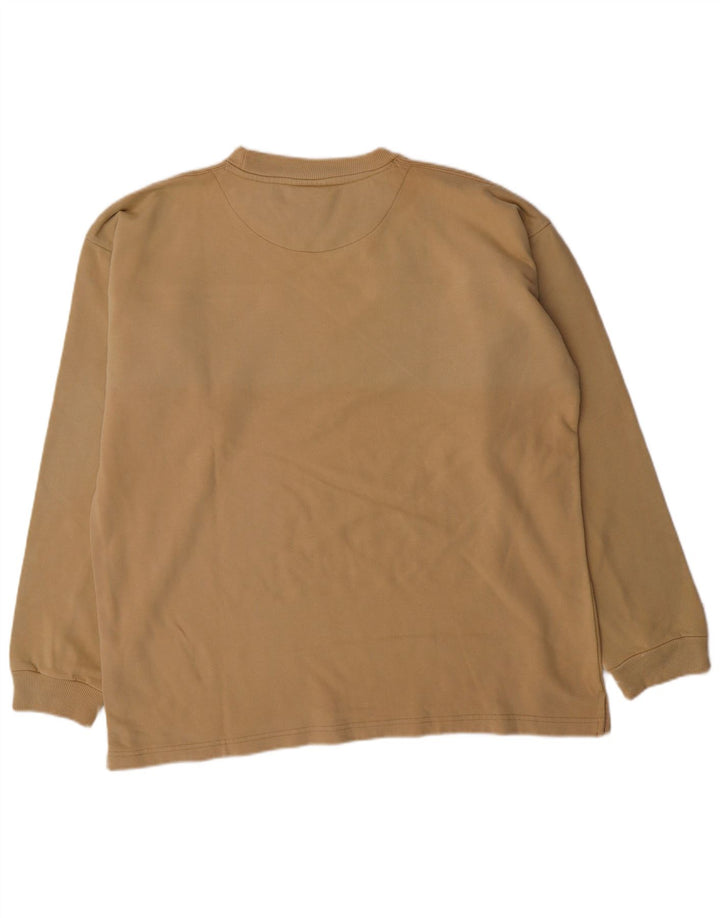 Мужской свитшот с рисунком IGUANA, XL, бежевый, хлопок