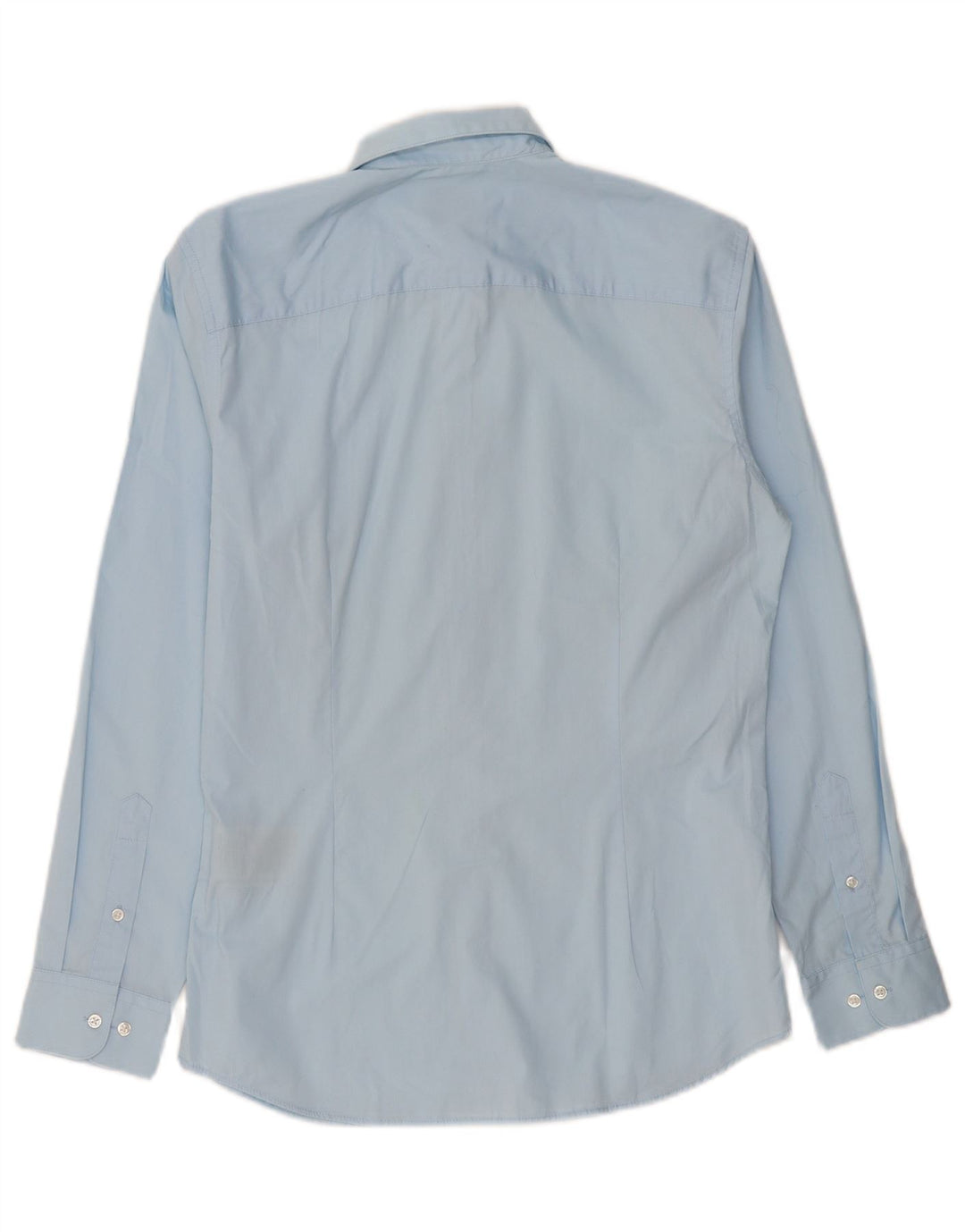 JACK & JONES Mens Shirt Small Blue Cotton