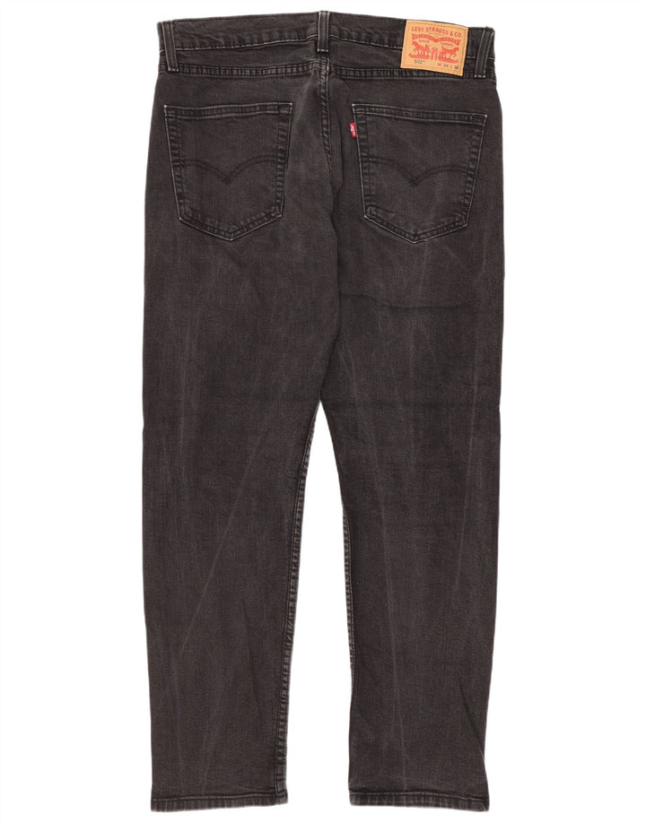 Мужские зауженные джинсы Levi's 502 W34 L29 Серый хлопок