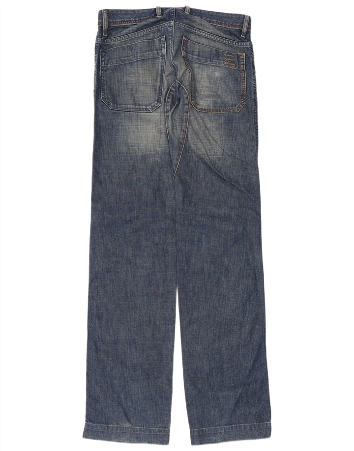 Мужские прямые джинсы Diesel W29 L35 синие, хлопок