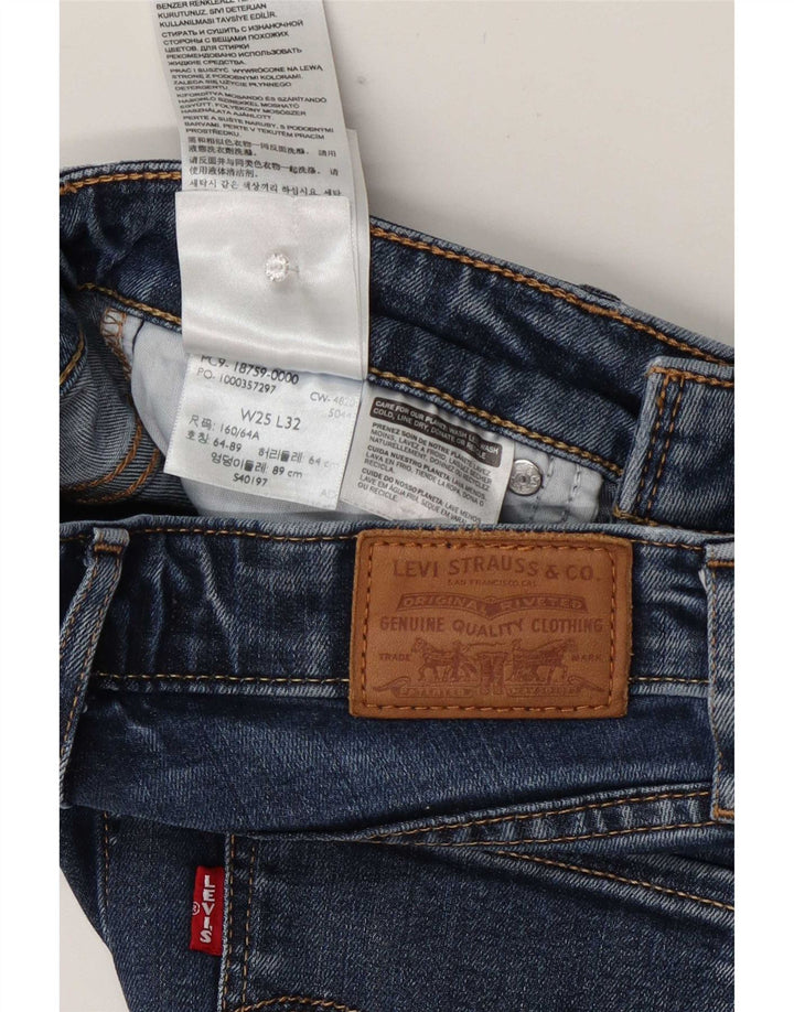 Женские джинсы Levi's 725 Bootcut W25 L32 синие из лиоцелла