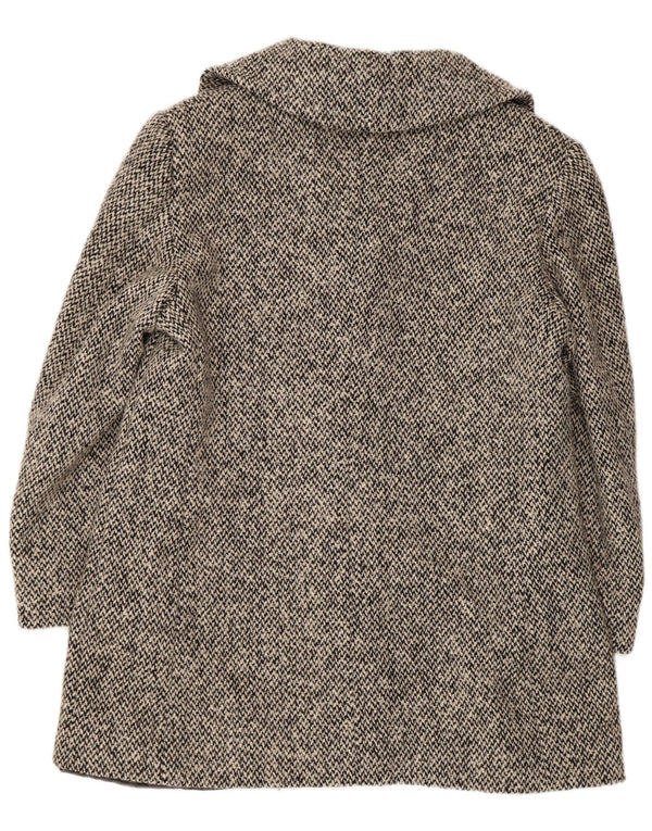 Женское полупальто Moessmer UK 14, средний серый цвет из натуральной шерсти