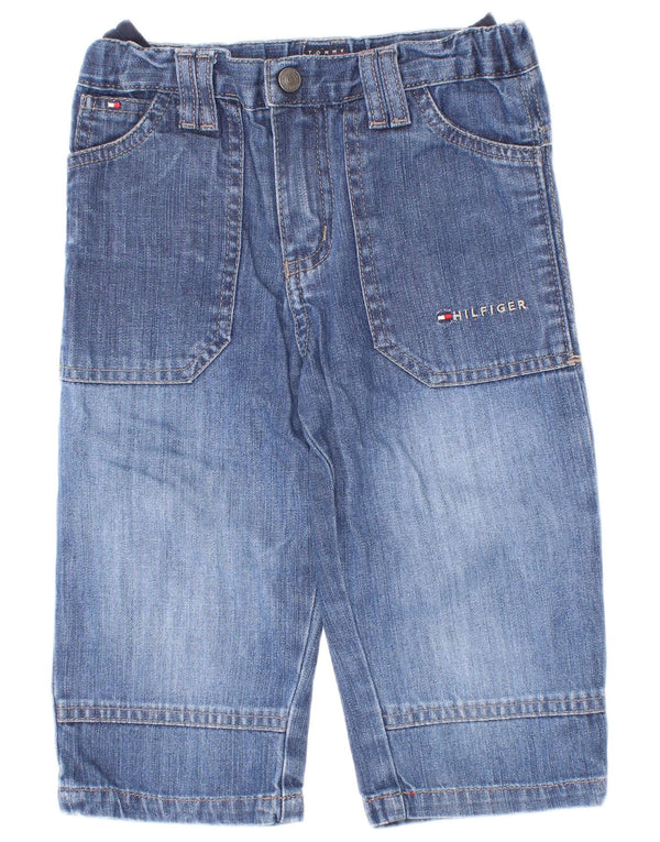 Прямые джинсы Tommy Hilfiger для мальчиков 12–18 месяцев W20 L11, синий хлопок