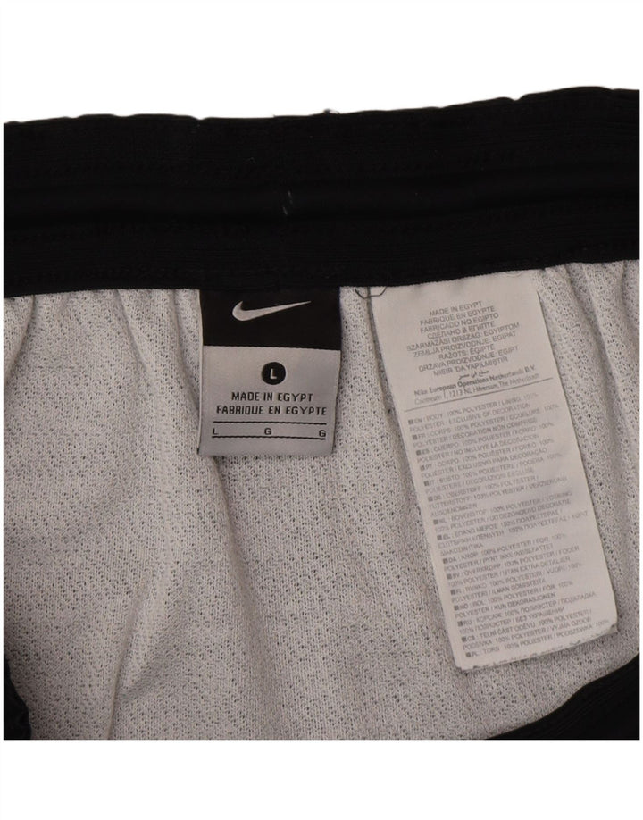 Мужские спортивные шорты NIKE, большие черные, полиэстер