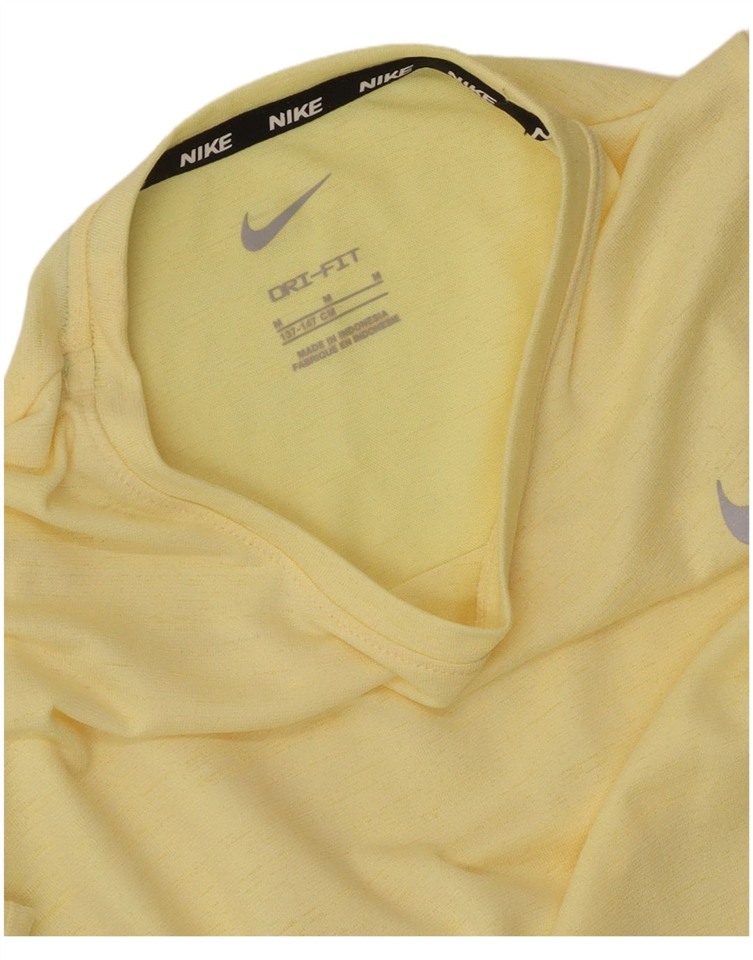 Футболка Nike Boys Dri Fit, топ 10–11 лет, средний желтый цвет
