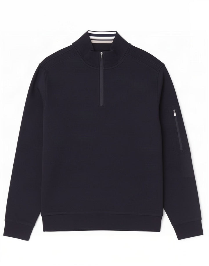 Мужской свитшот обычного кроя Marks & Spencer Blue Harbour, большой темно-синий