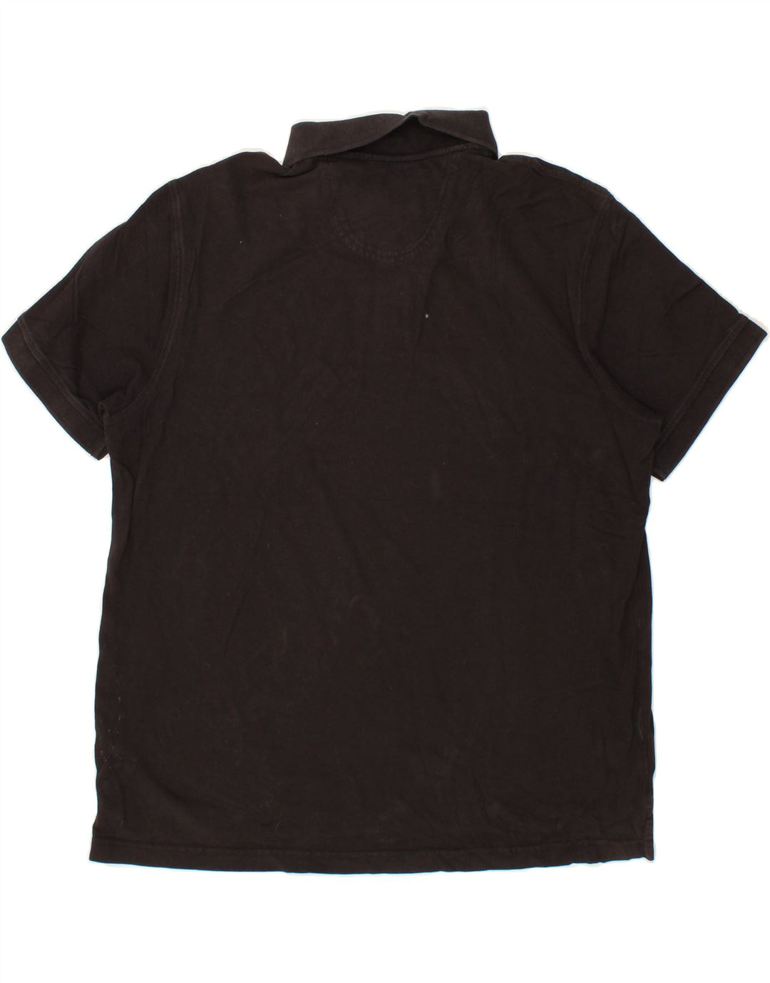 IZOD Mens Heritage Polo Shirt XL Black Cotton Vintage Izod and Second-Hand Izod from Messina Hembry 