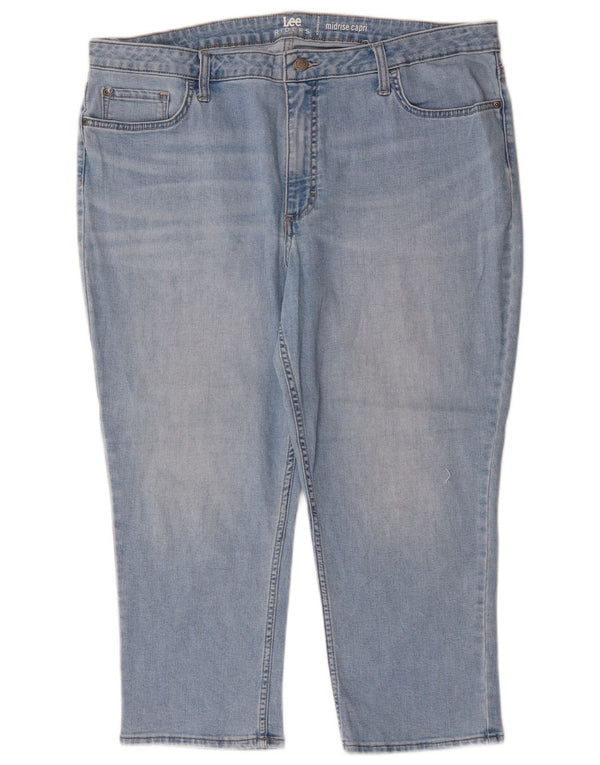 Женские капри LEE Riders со средней посадкой США 20 3XL W40 L23 Синий хлопок