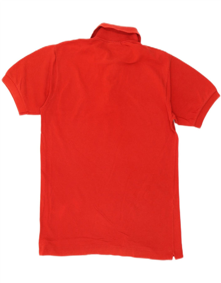 Мужская рубашка-поло LACOSTE, размер 3, маленькая, красный хлопок