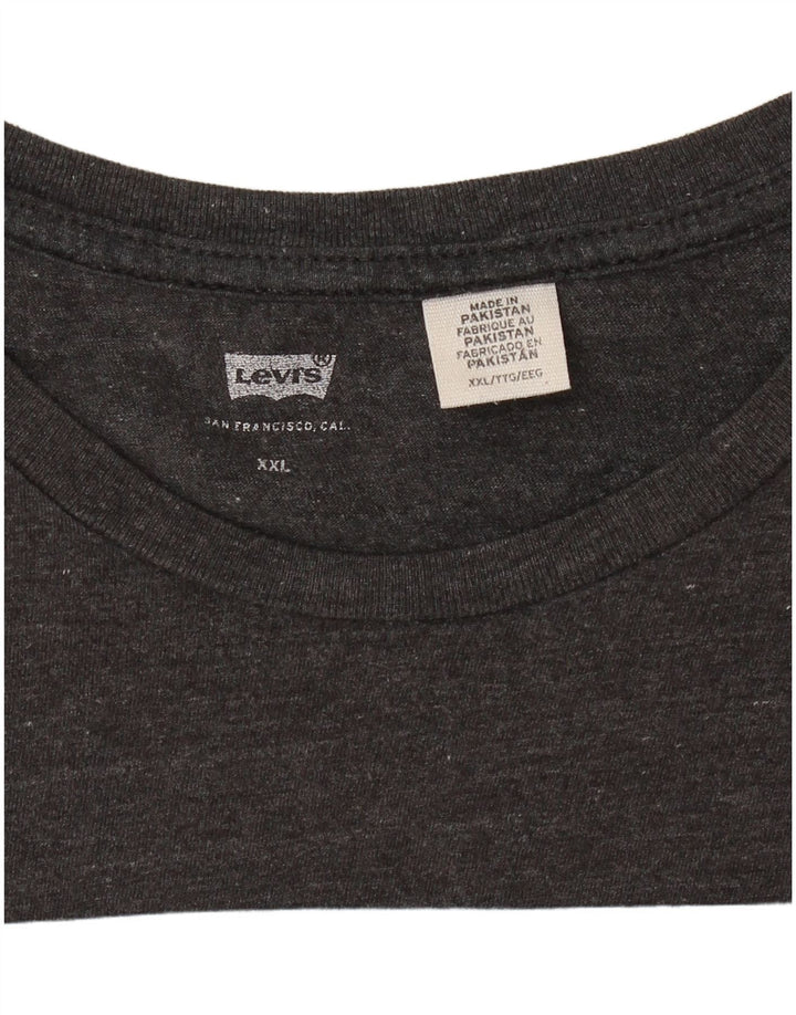 Мужская футболка с рисунком LEVI'S Top 2XL Серая