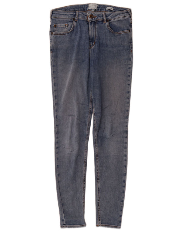 Женские джинсы скинни Jack Wills W28 L28 синие, хлопок
