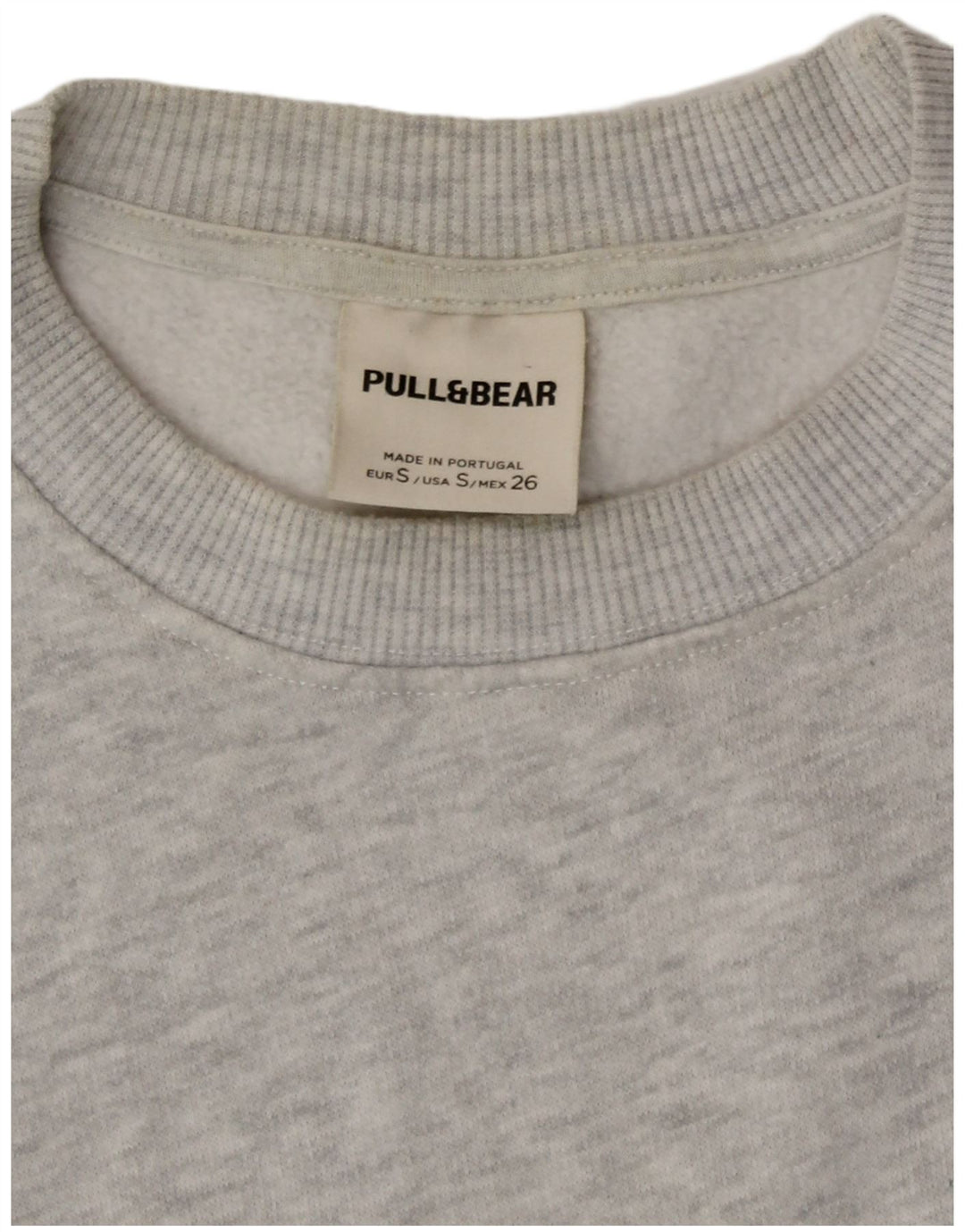 Женский джемпер с рисунком Pull & Bear, размер UK 10, маленький, серый в крапинку