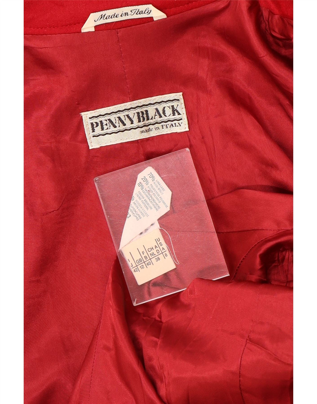 Женский пиджак Penny Black на 3 пуговицах, Великобритания, 12, средний красный, шерстяной